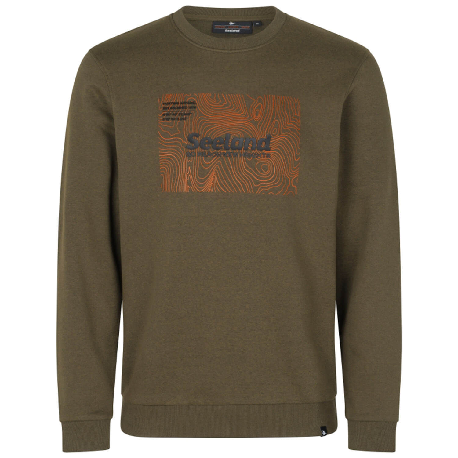 Seeland Sweatshirt Pulse (Dark Olive Melange) - Sweaters & Jerseys