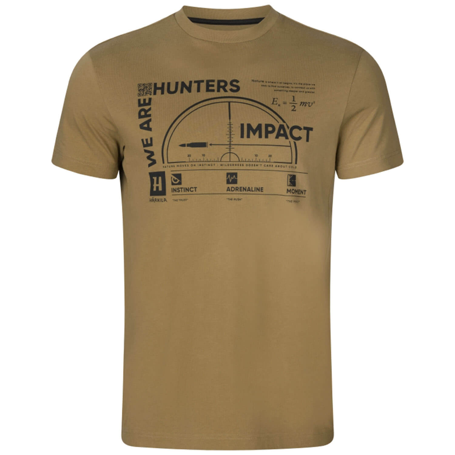 Härkila T-Shirt Impact (golden brown) - Shirts