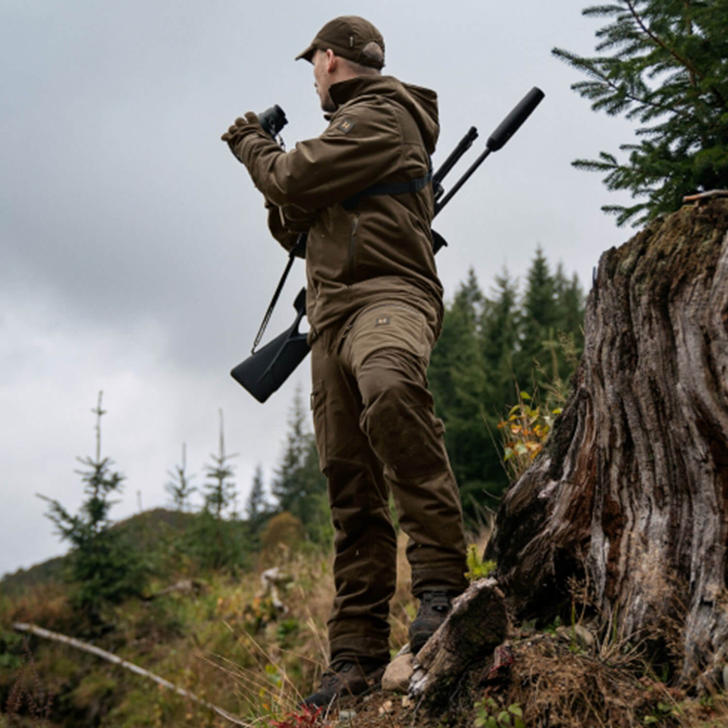 Härkila pants forest hunter gtx (Green/Shadow Brown)