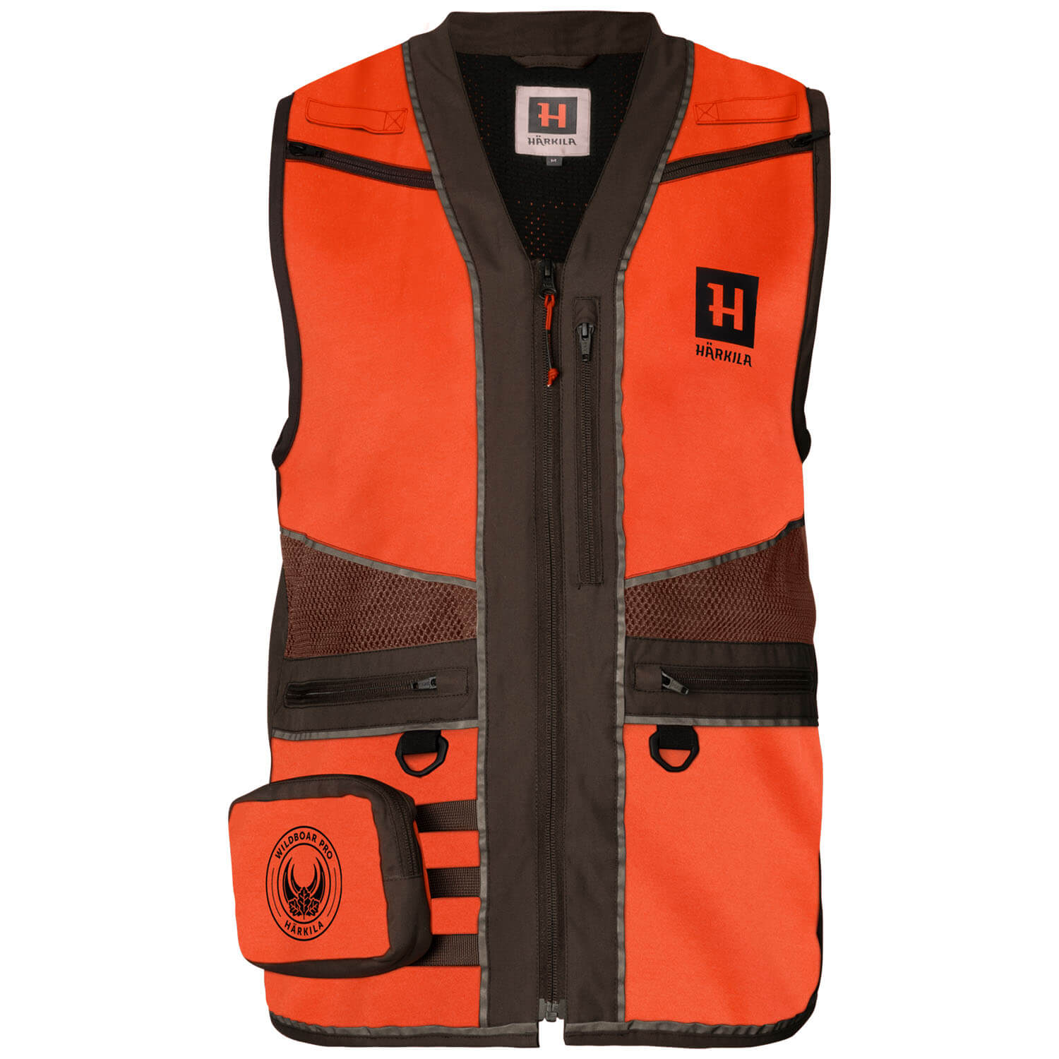 Härkila Waistcoat Wildboar Pro Blaze (Orange/Brown)