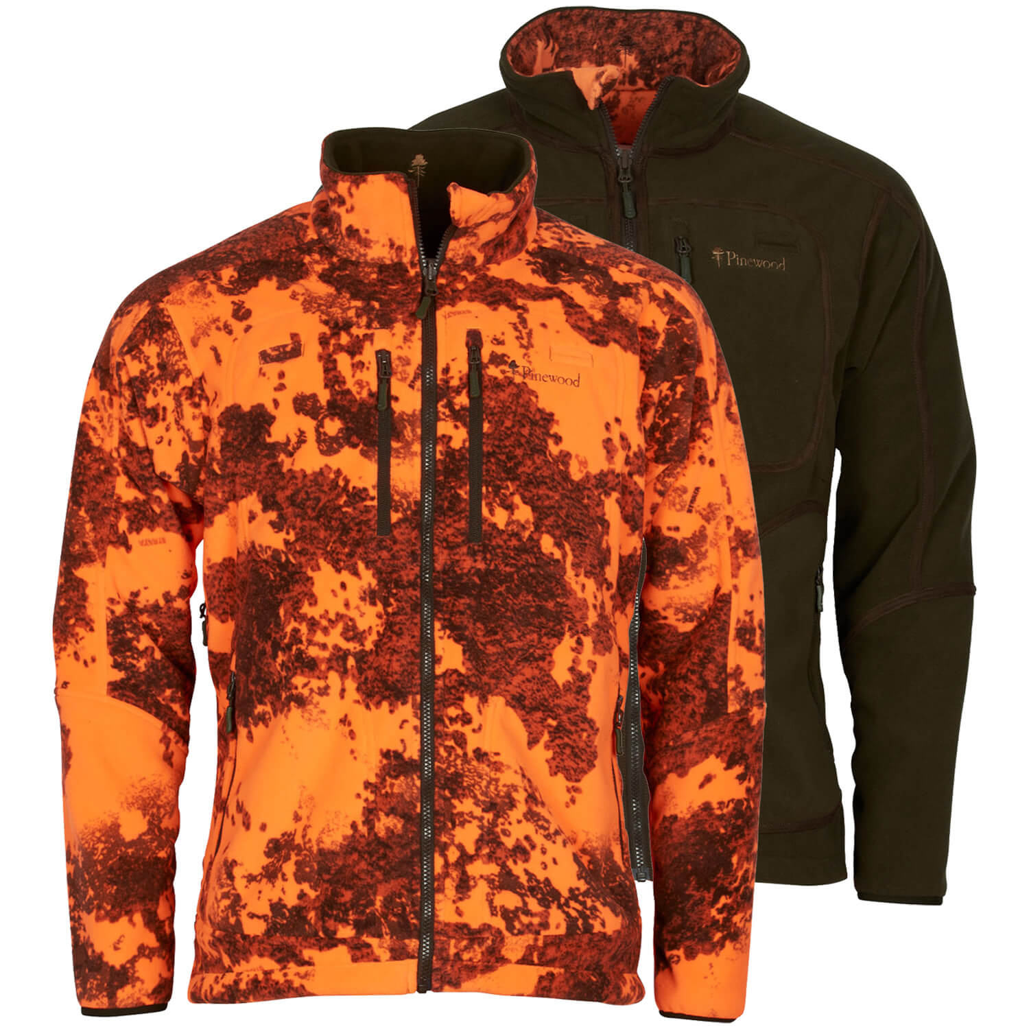 Pinewood reversible jacket Furudal (strata blaze/Brown)
