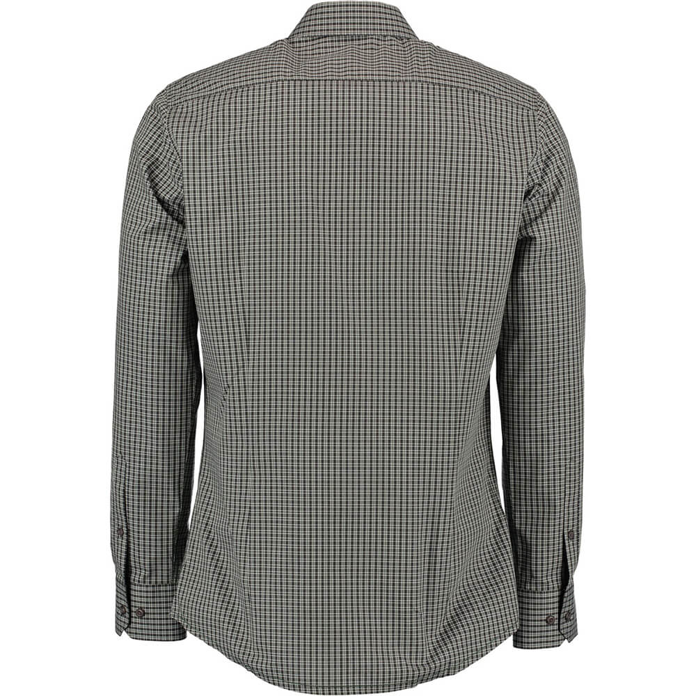 OS Trachten Shirt Slimfit (oliv)