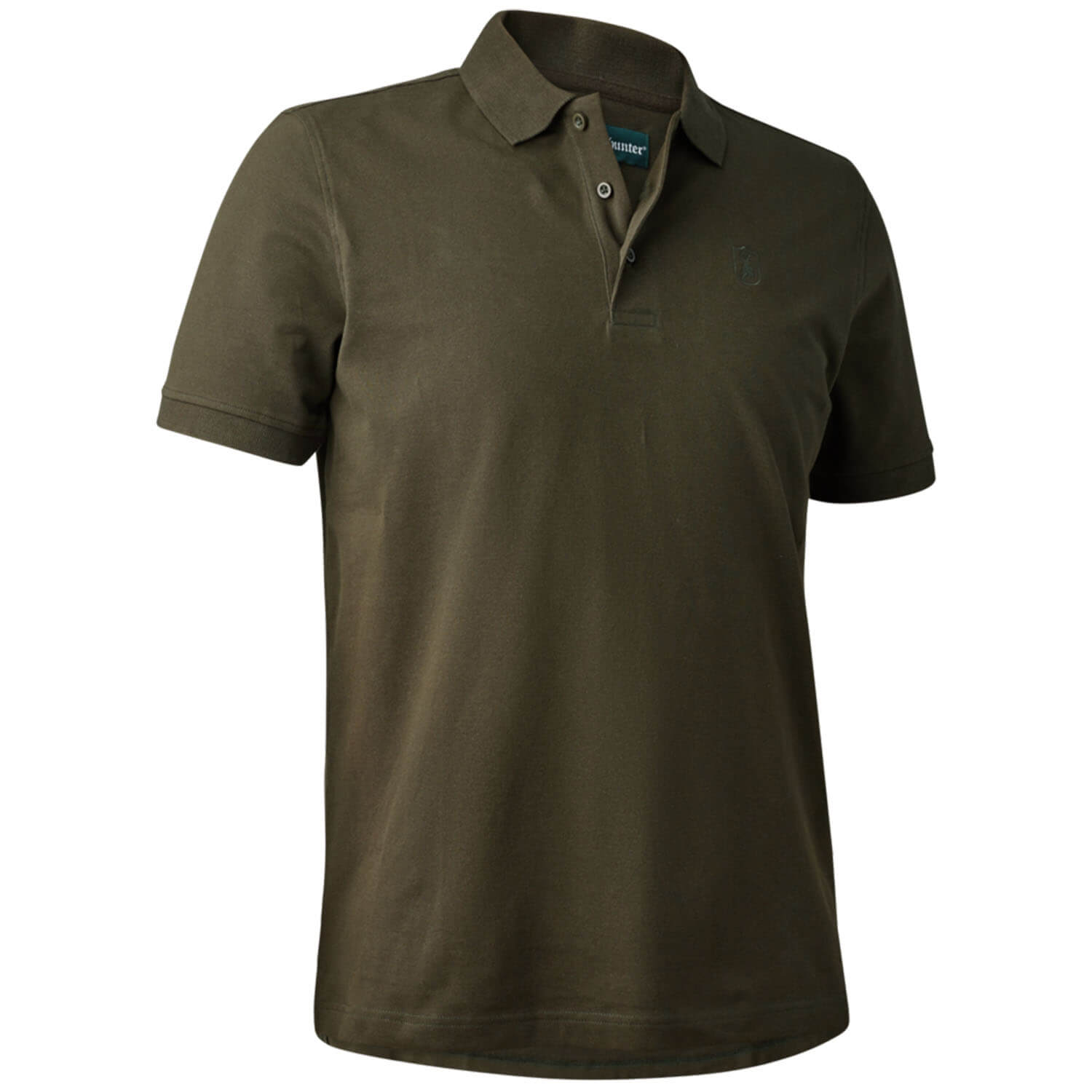 Deerhunter Polo Shirt Harris (deep green) - T-Shirts
