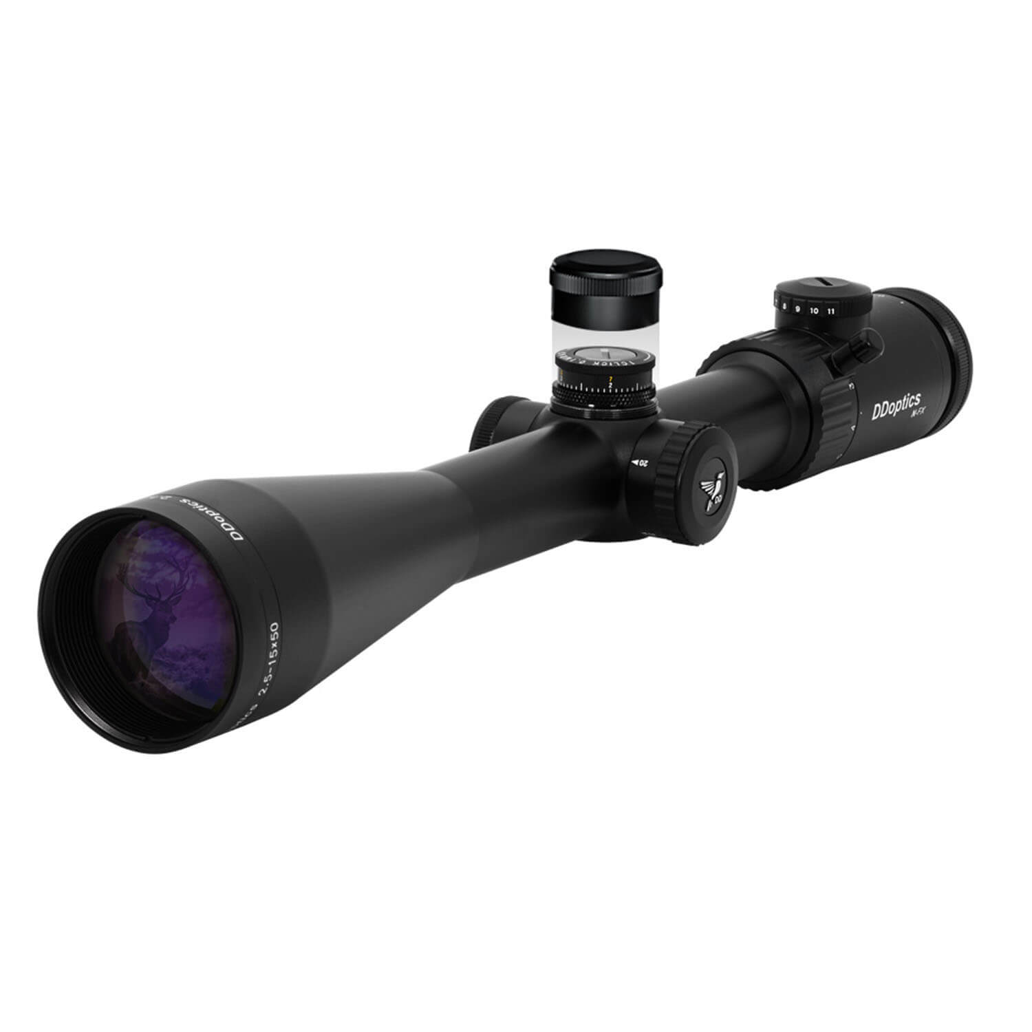  DDoptics Riflescope Nighteagle V6 2.5-15x50 NFX - Wild Boar Hunting