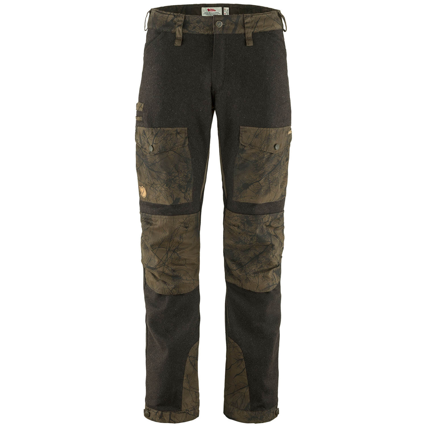  Fjällräven Hunting trousers Värmland Wool (Dark Olive/Camo) - Hunting Trousers