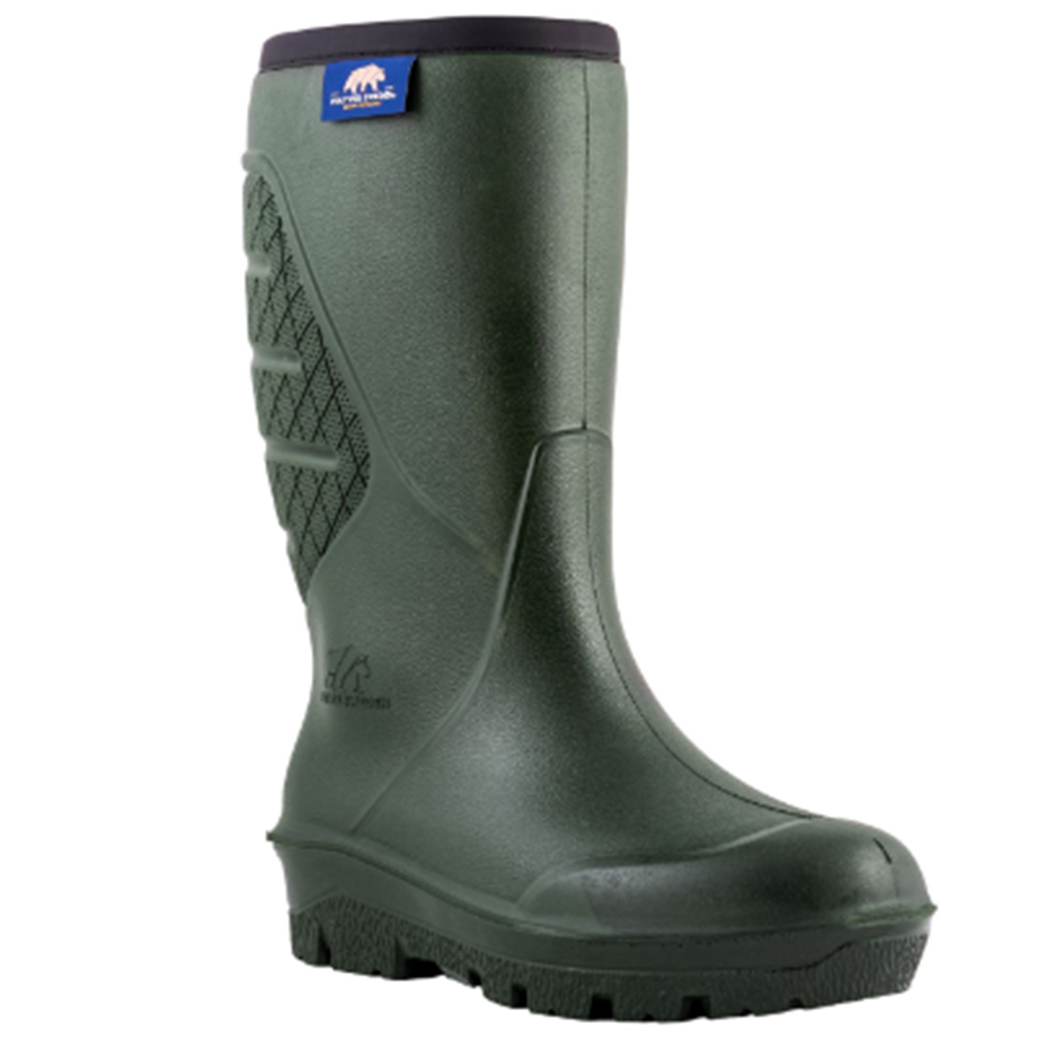 Polyver Classic Winter High rubber boots (green) - Footwear