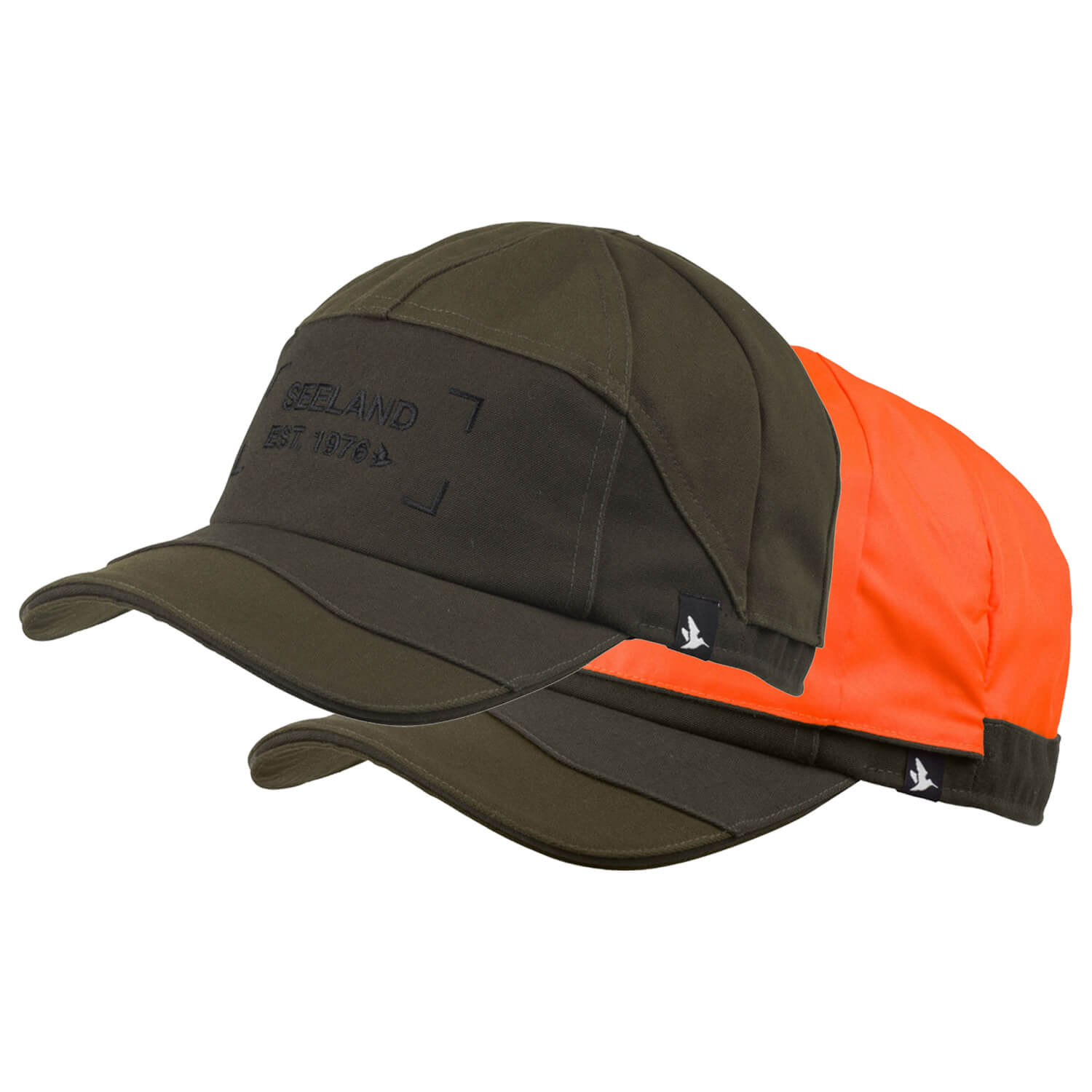 Seeland reversible cap Trax (Light Pine/Orange) - Beanies & Caps
