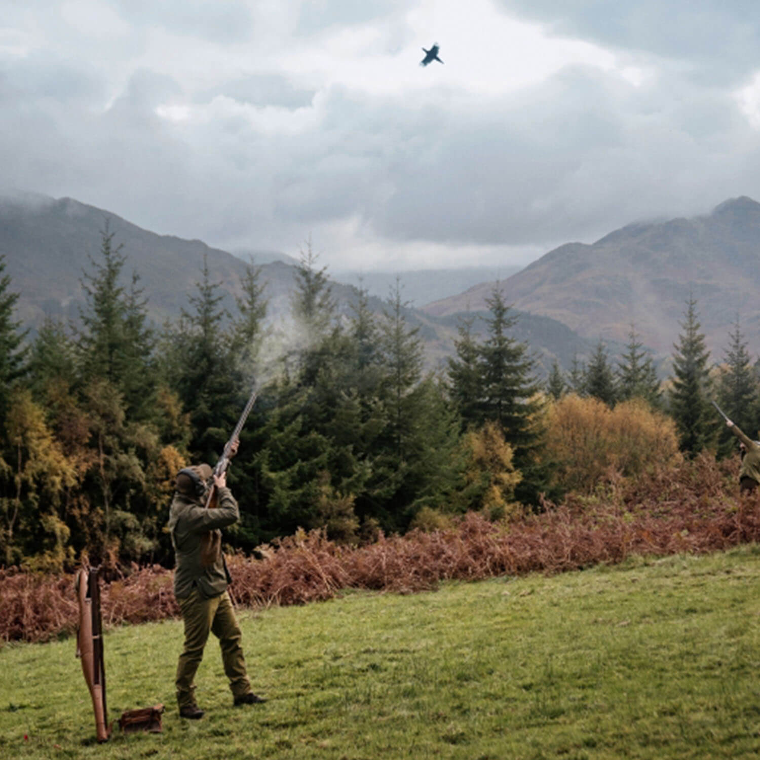 Härkila shooting jacket rannoch HWS (Willow Green)