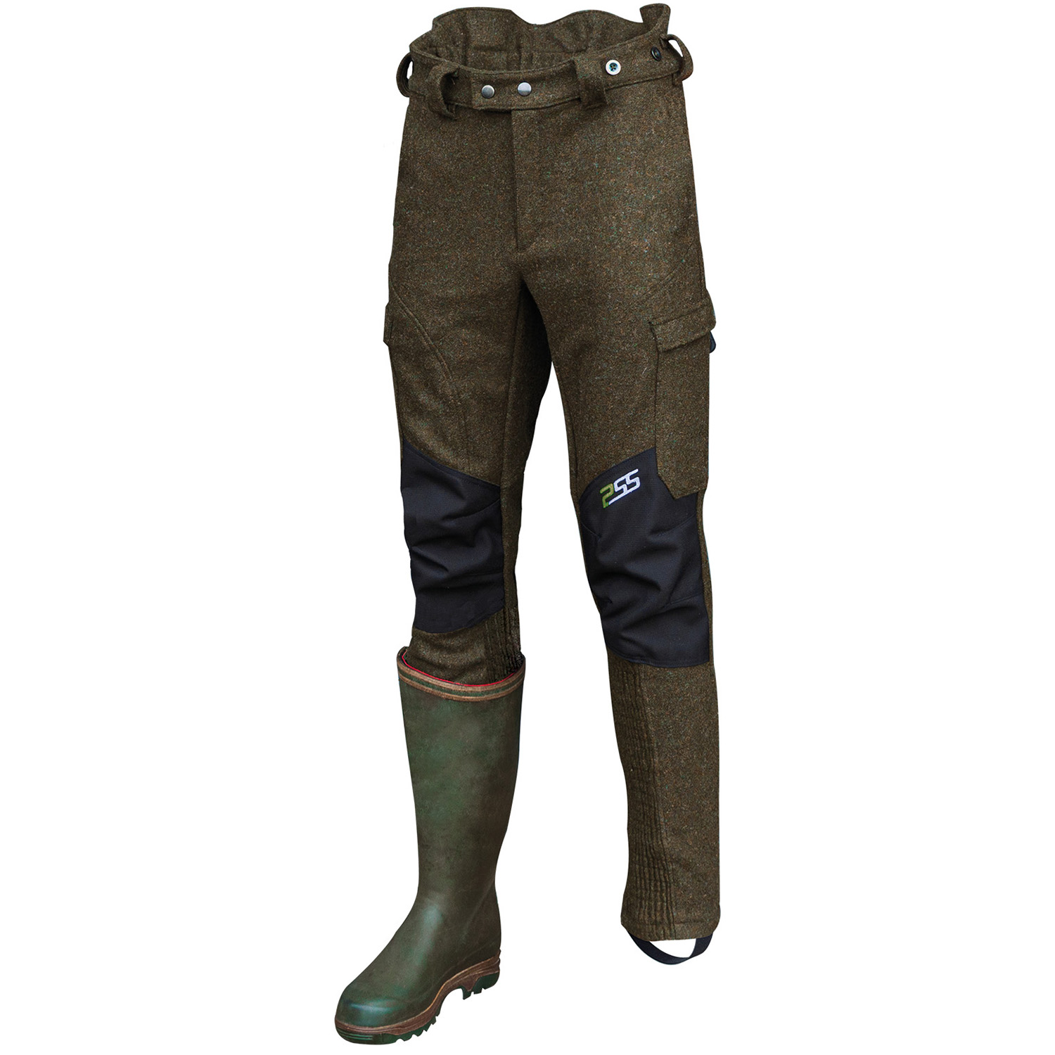  P.SS Loden X-treme breeches (green) - Winter Hunting Clothing