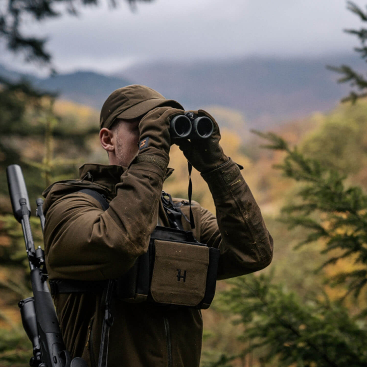 Härkila jacket forest hunter gtx (green/shadow brown