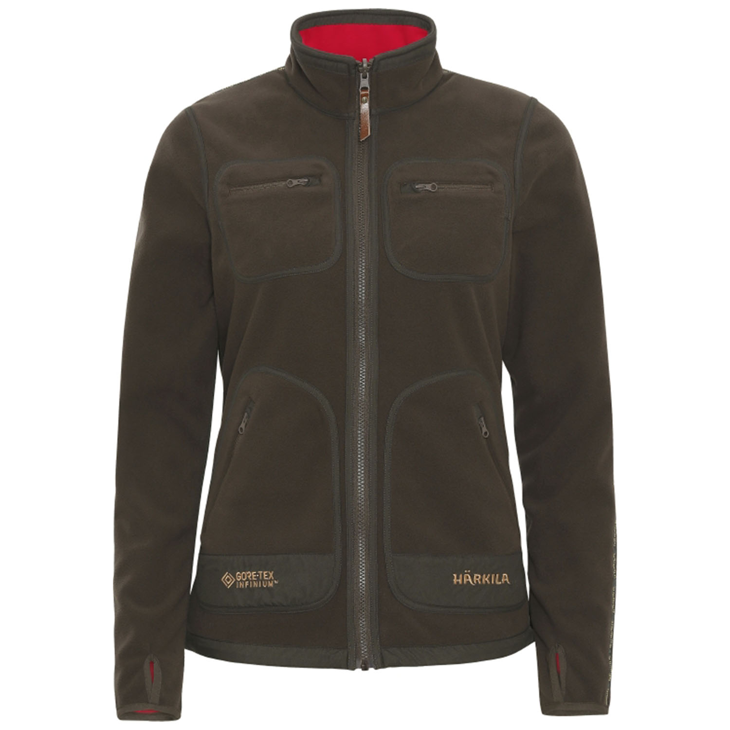 Härkila Womens Reversible Jacket Kamko (Brown/Red)
