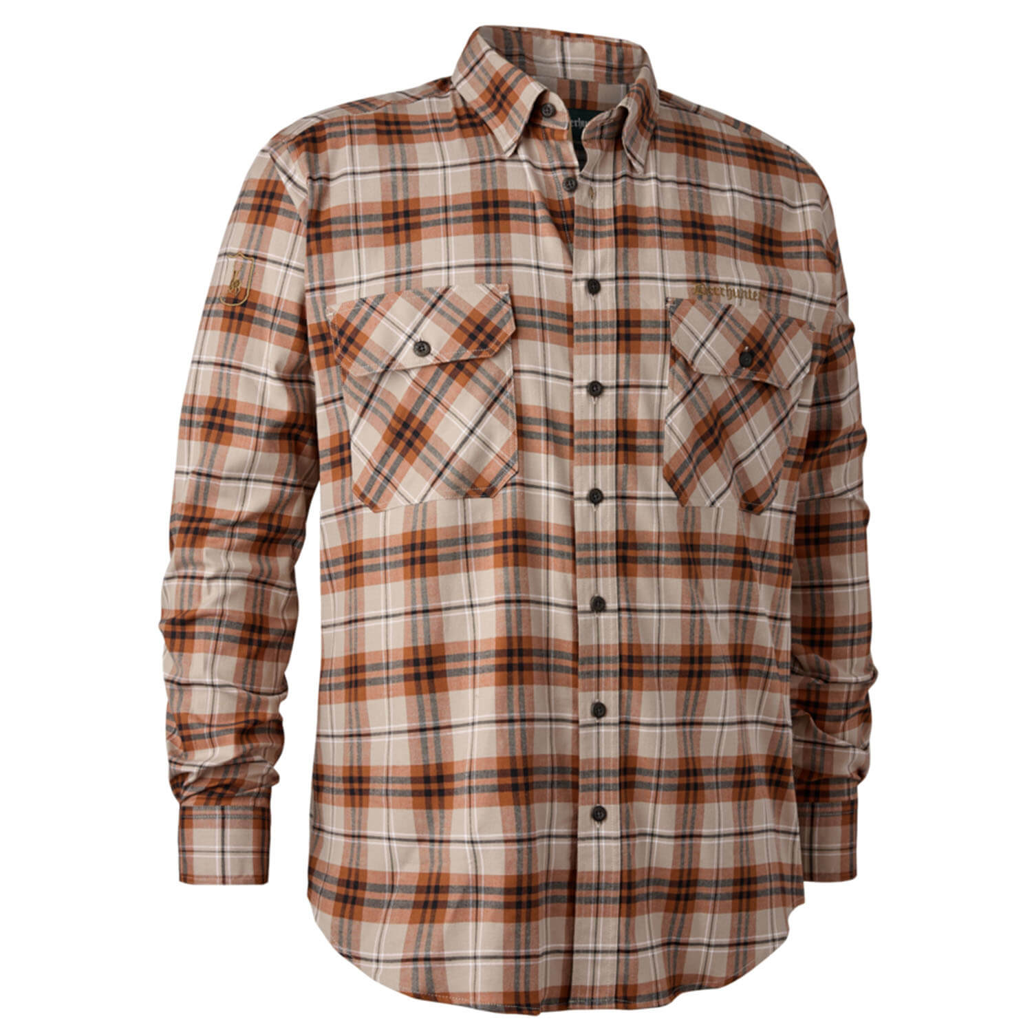 Deerhunter Hunting Shirt Louis (Orange Check) - Hunting Shirts