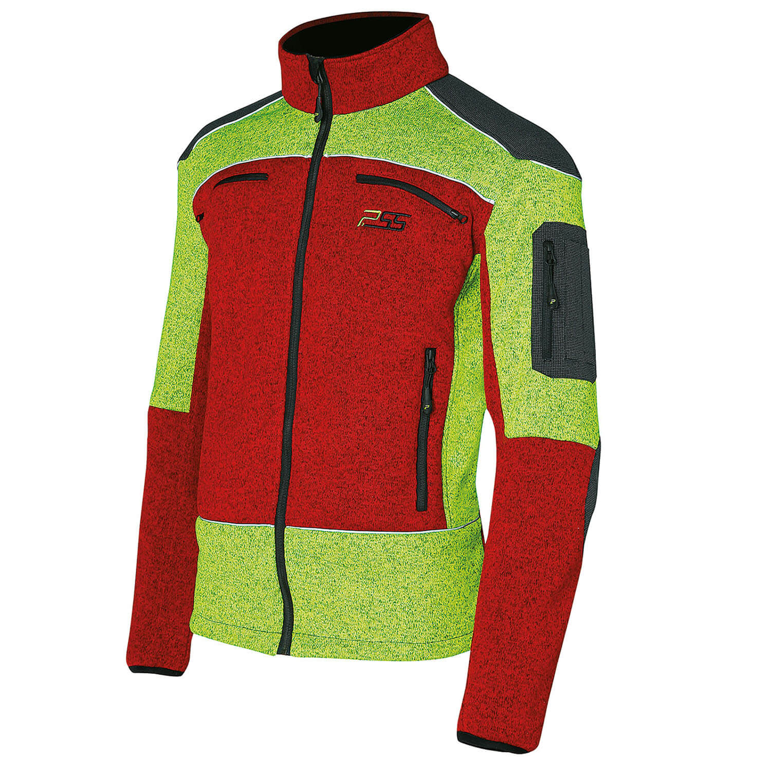  P.SS knitted jacket X-treme Arctic (red/yellow) - Hunting Jackets