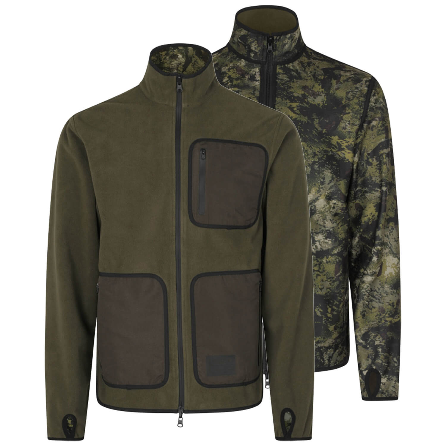 Seeland reversibel jacket rogue (Pine Green/InVis Green) - Driven Hunt