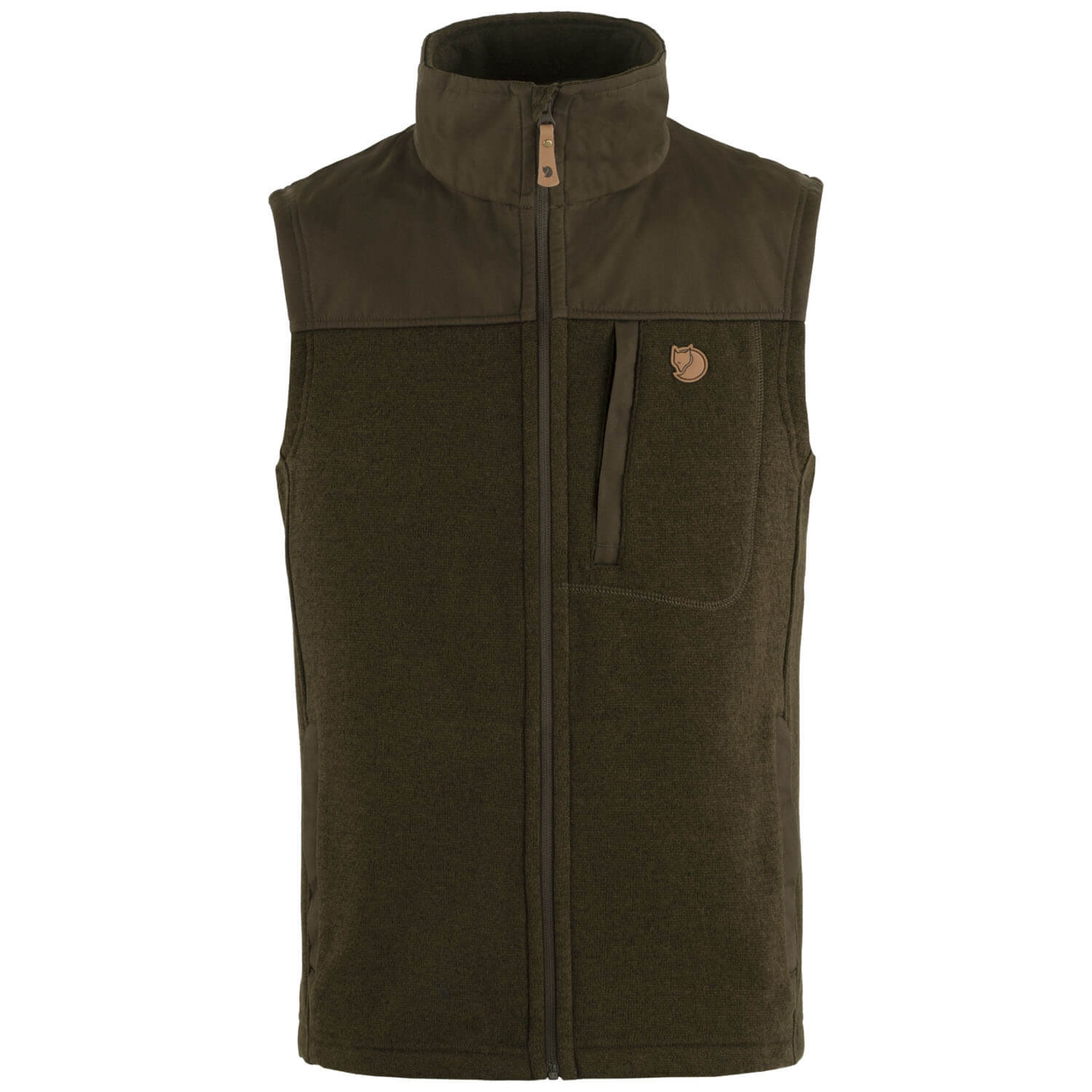  Fjällräven Buck fleece waistcoat (Dark Olive)