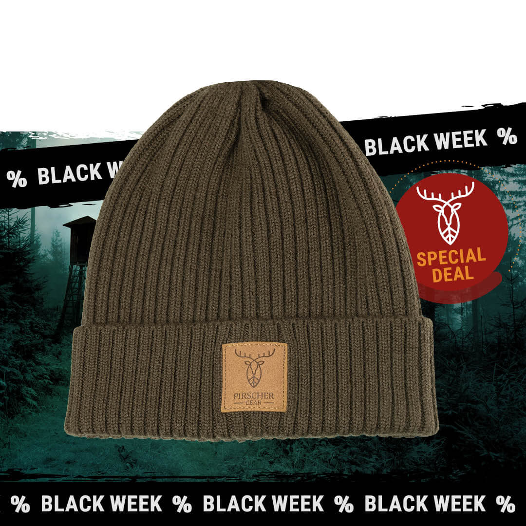 Pirscher Gear Merino beanie (brown) - Wild Boar Hunting