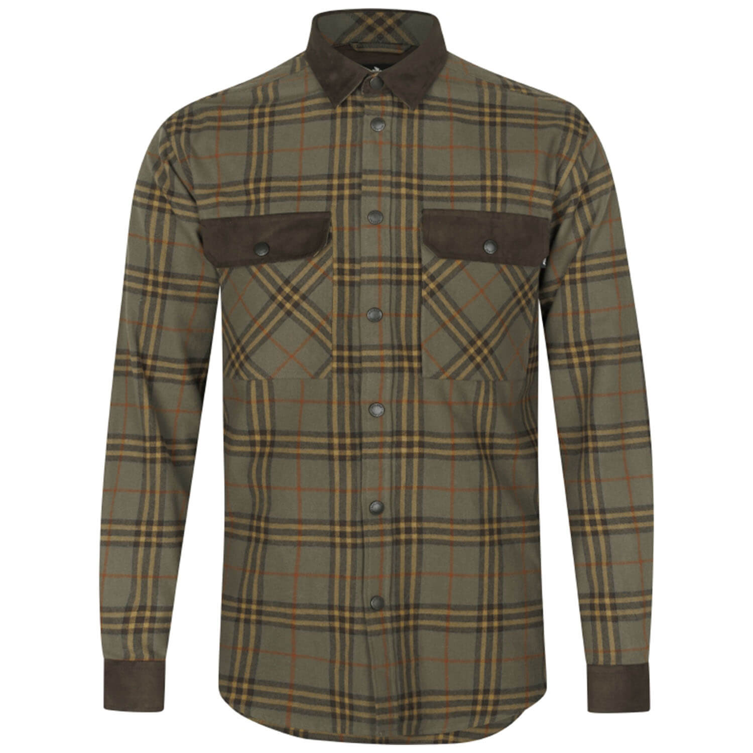 Seeland shirt banff (Grape Leaf/Terracotta Check) - Hunting Shirts