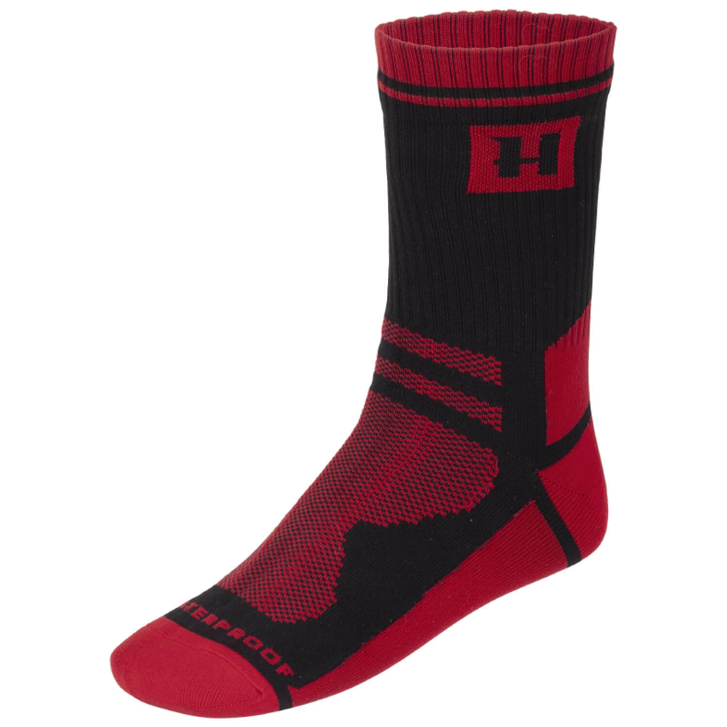 Härkila socks waterproof (Red/Black)