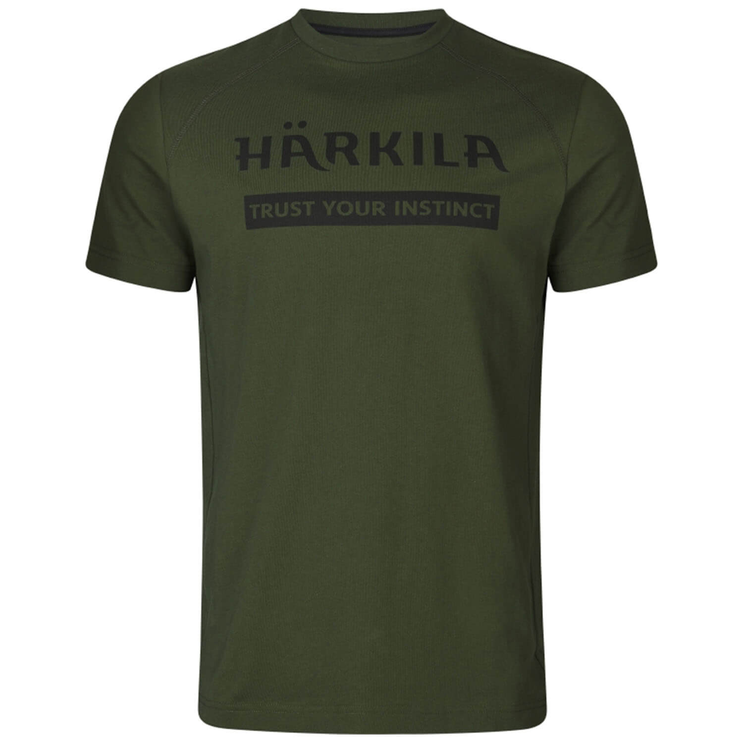 Härkila T-shirt double pack Logo (duffel green/phantom)