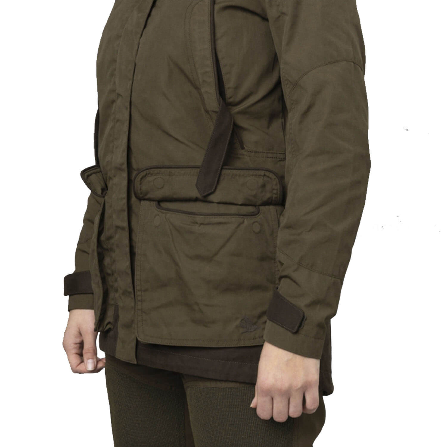 Seeland womenjacket keypoint kora (Pine Green/Grizzly Brown)