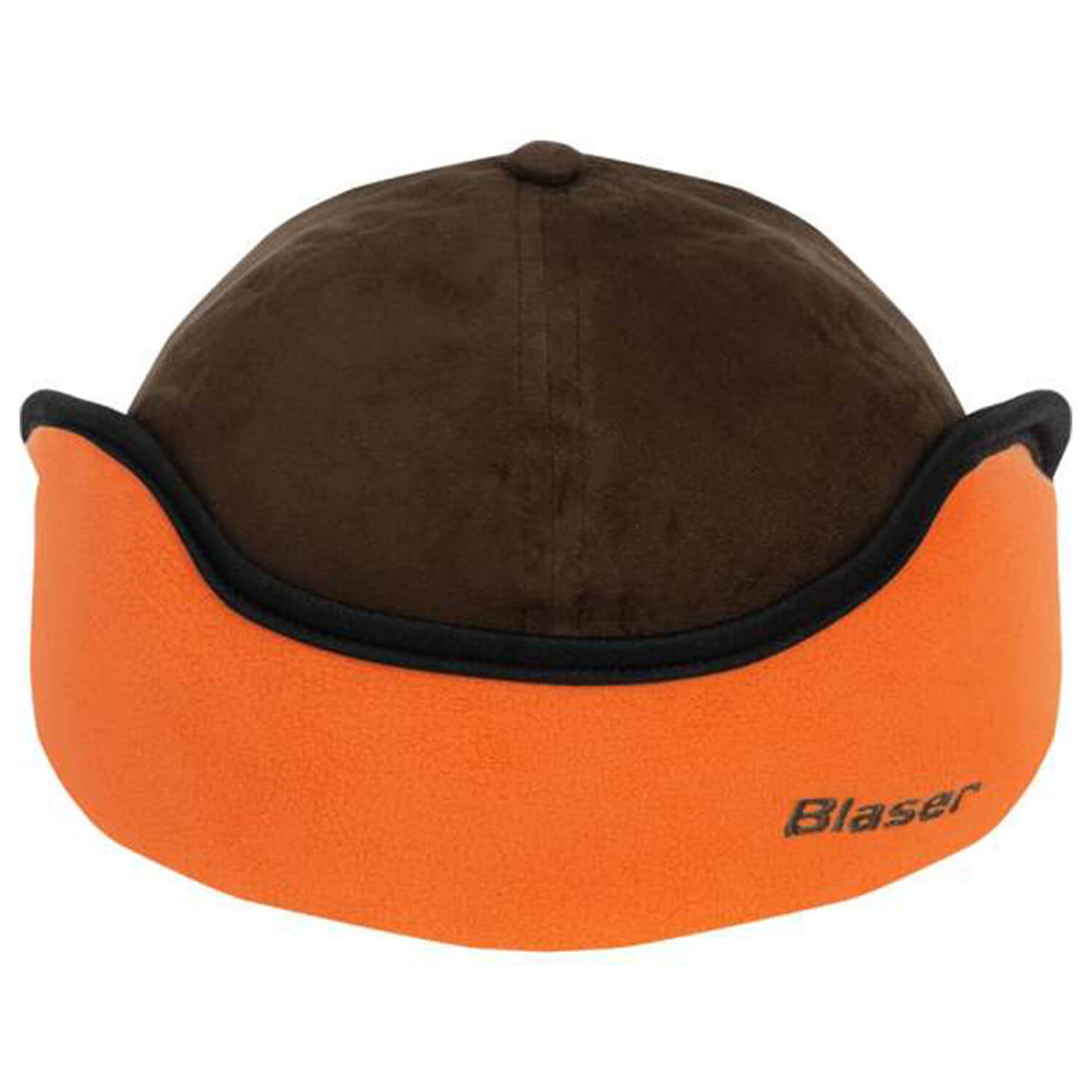 Blaser cap Suede Insulated (brown/blaze orange)