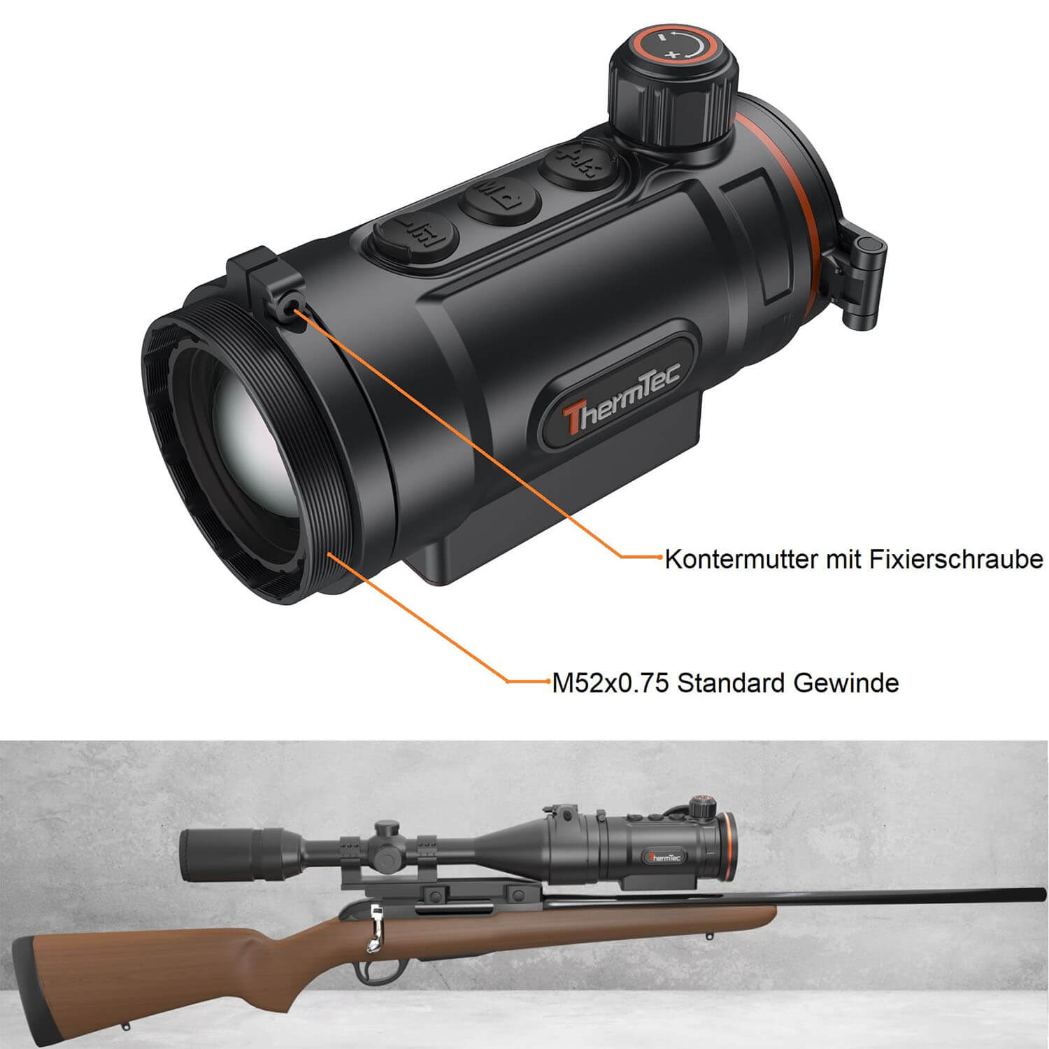 ThermTec thermal imagine device Hunt 335