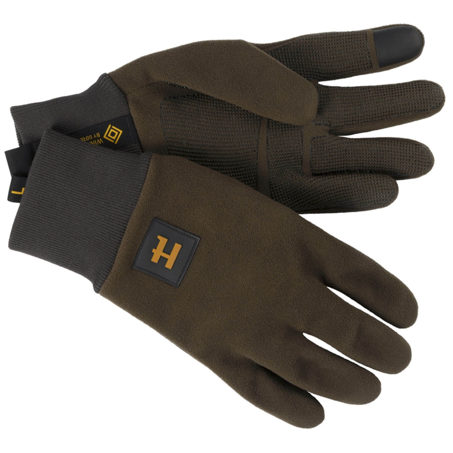 Härkila gloves forest hunter wsp (Green/Shadow Brown) - Hunting Gloves