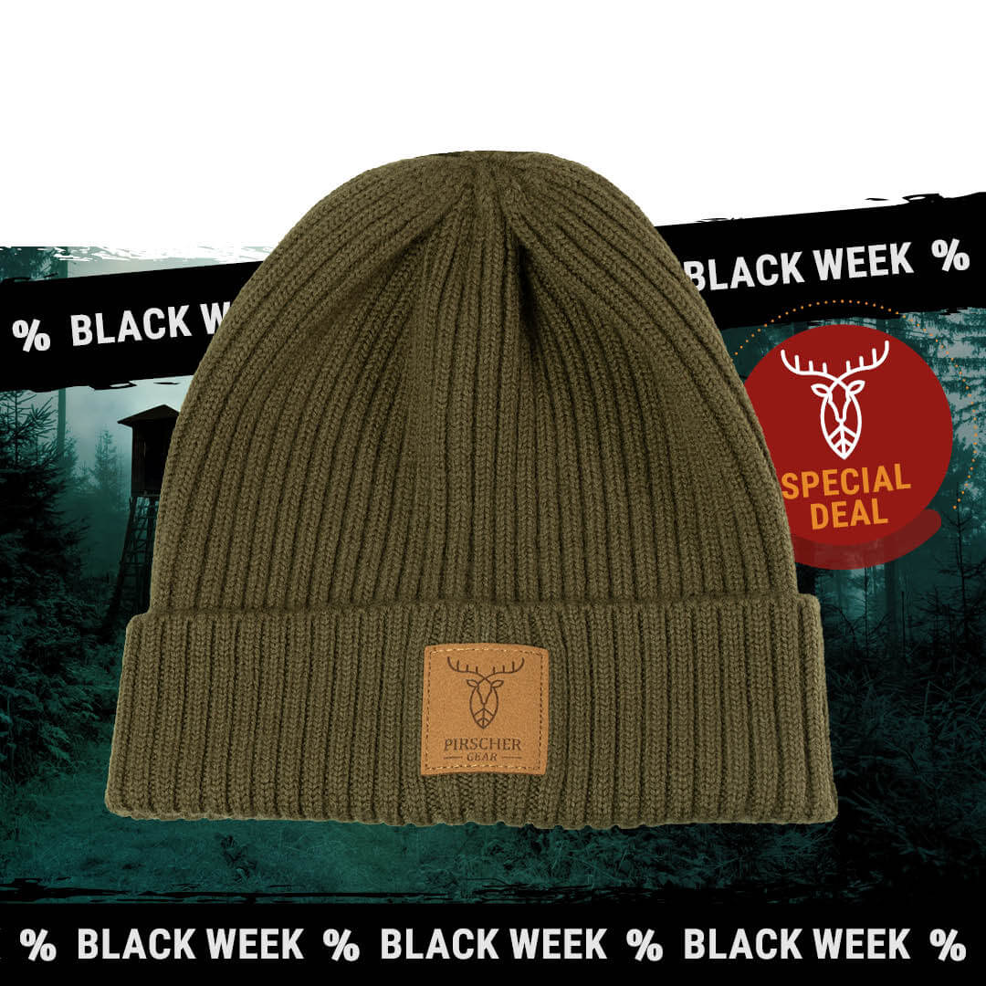 Pirscher Gear merino beanie (green) - Wild Boar Hunting