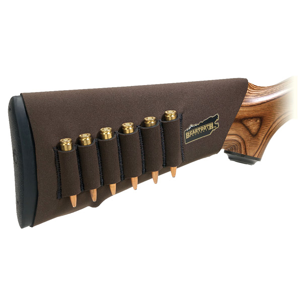 Beartooth Rifle Stockguard - Brown - Cartridge Belts